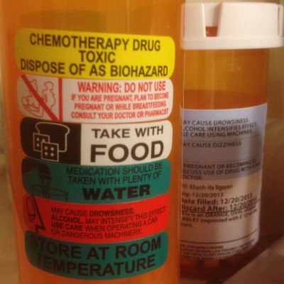 Toxic chemo pills sq sm